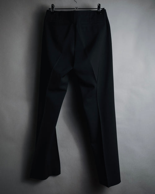 "GUCCI" 00’s stretch wool tailored slacks
