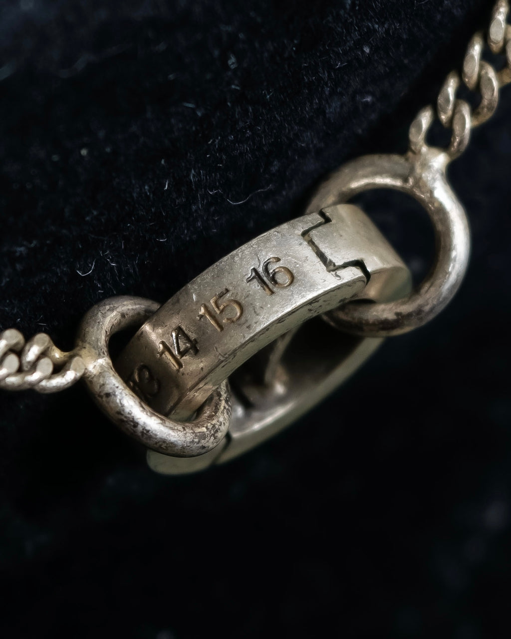 "MAISON MARGIELA" Geometric symbol motif adjustable length necklace