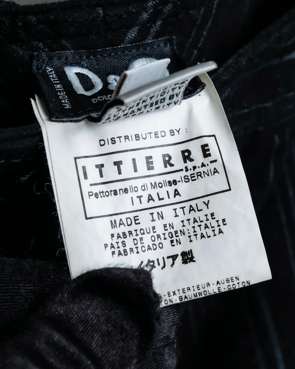 "DOLCE &amp; GABBANA" Pinstripe double-finished slacks