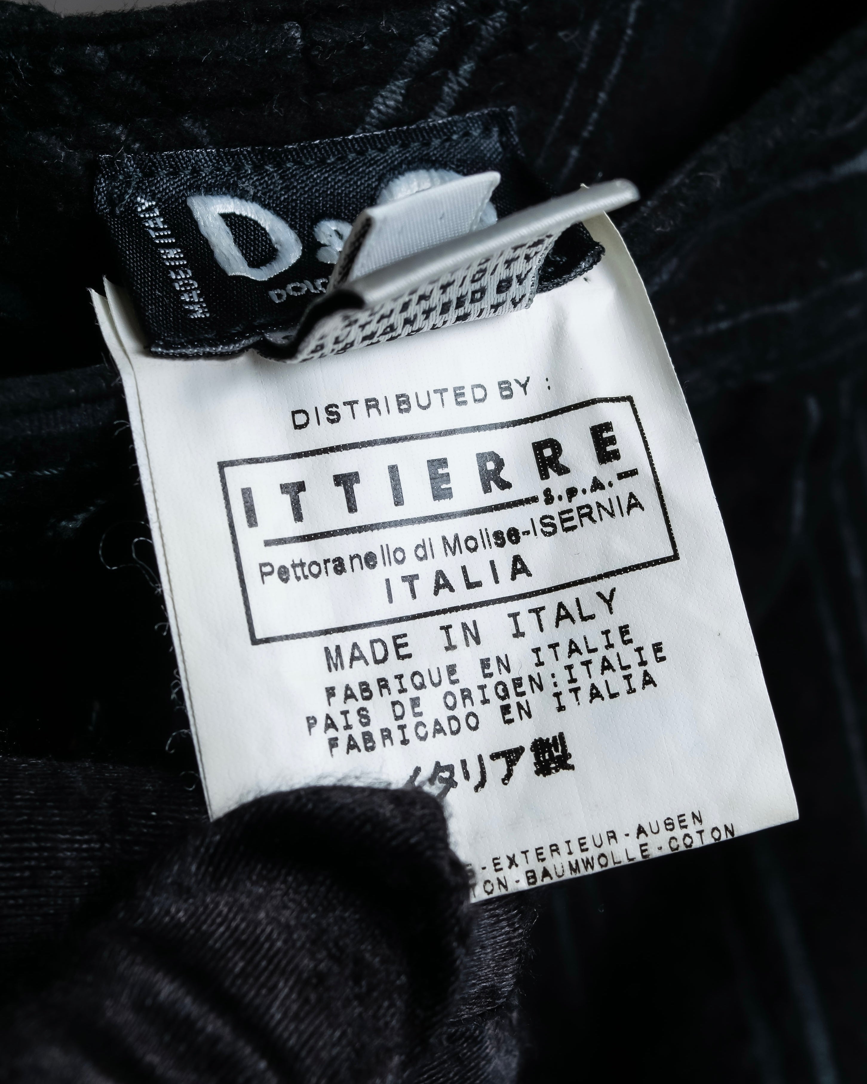 "DOLCE &amp; GABBANA" Pinstripe double-finished slacks