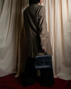 "MAISON MARGIELA" 13AW structured mid-length tailored coat