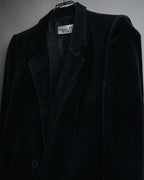 "Christian Dior" 80’s-90’s Silk velvet power tailored jacket