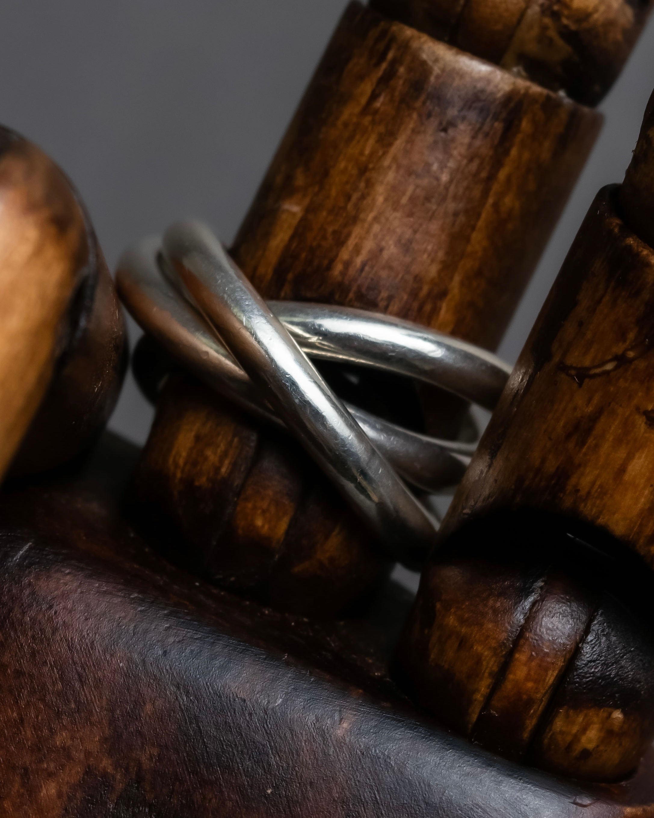 "Tiffany&Co" Trinity design silver ring