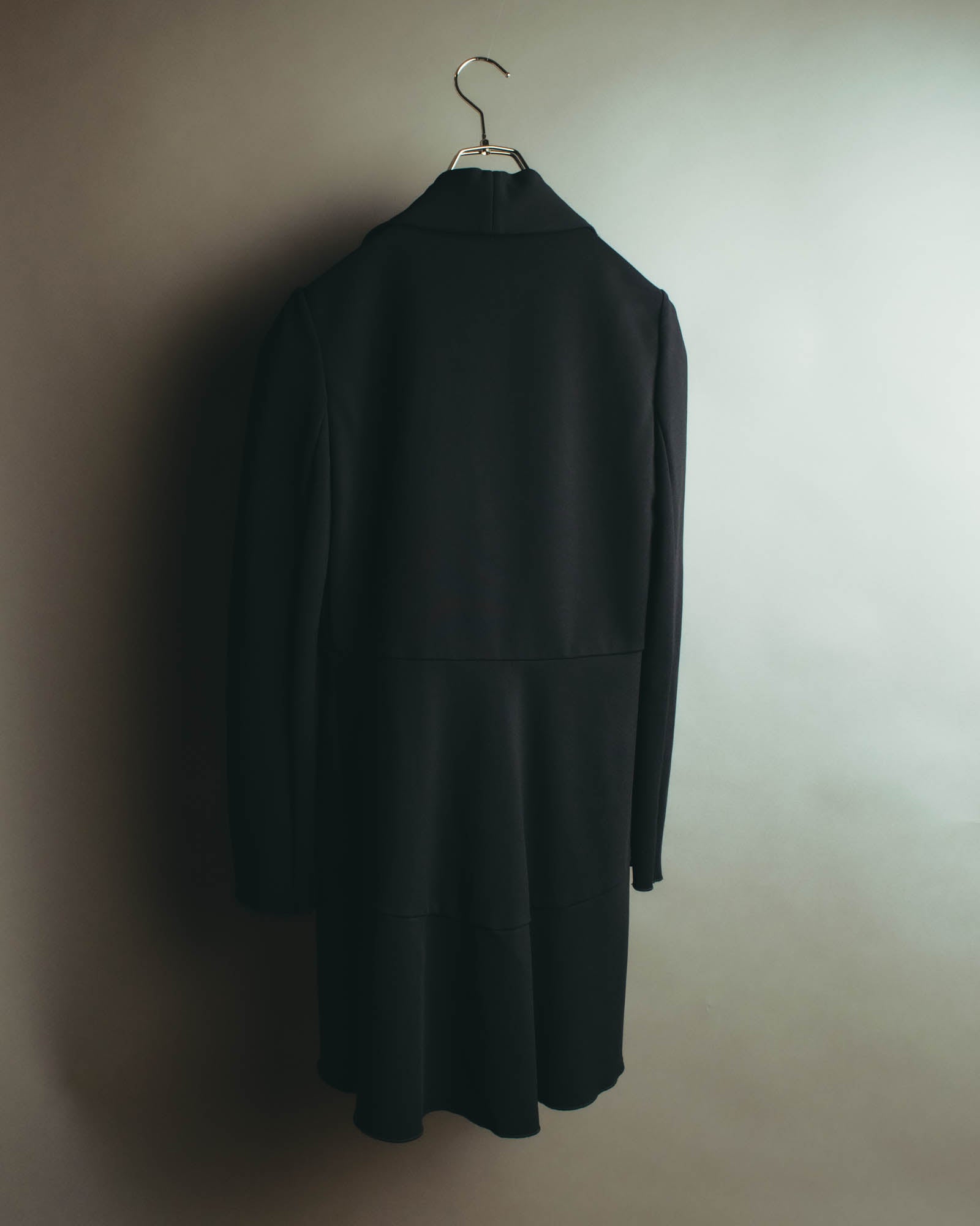 “VALENTINO” 2015-2018 Draped ruffle long coat
