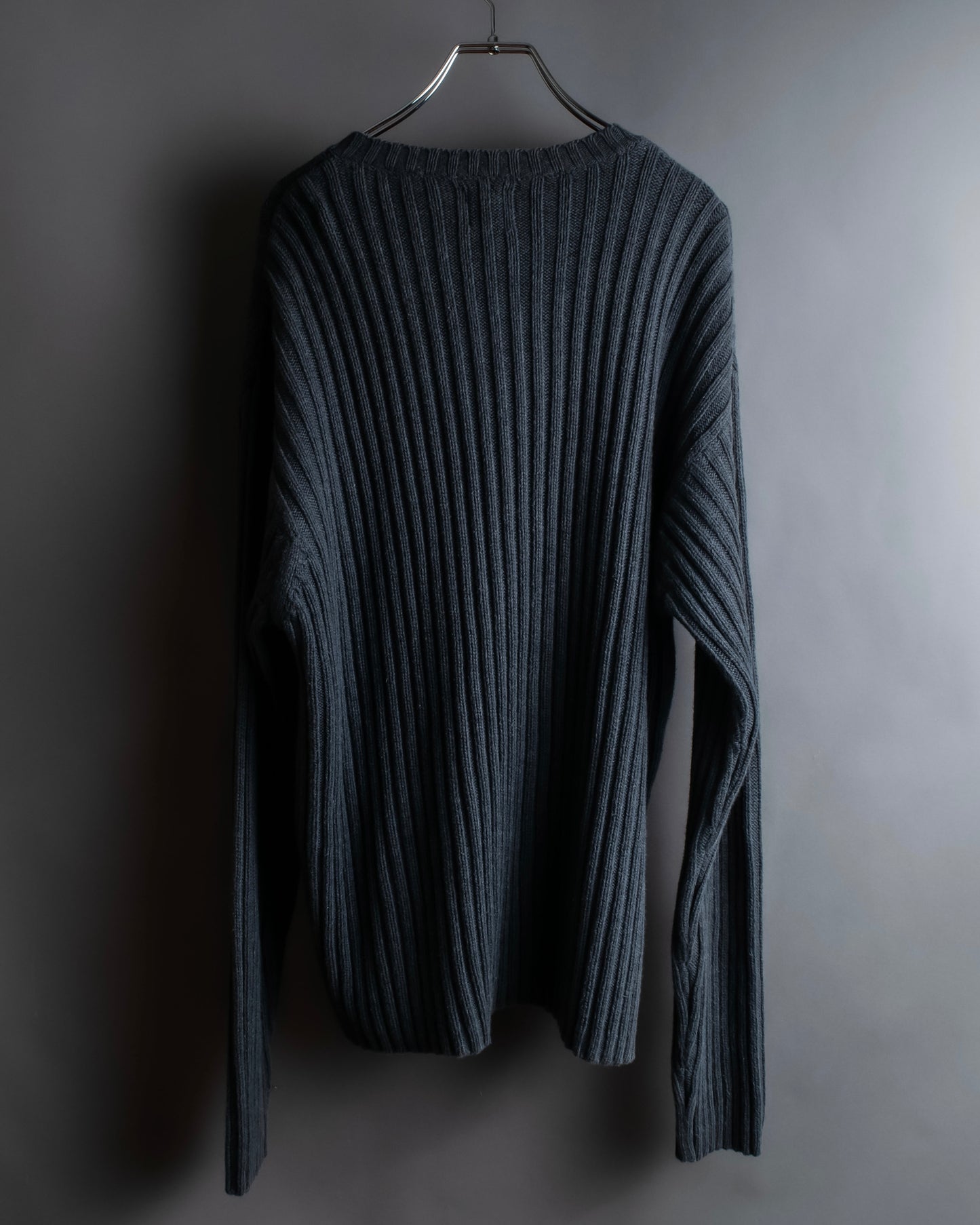 "GAP" Ribbed oversized V neck knit pullover