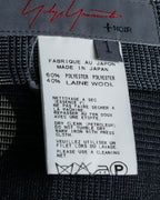 "YOHJI YAMAMOTO +NOIR" Large polka dot pattern flared skirt