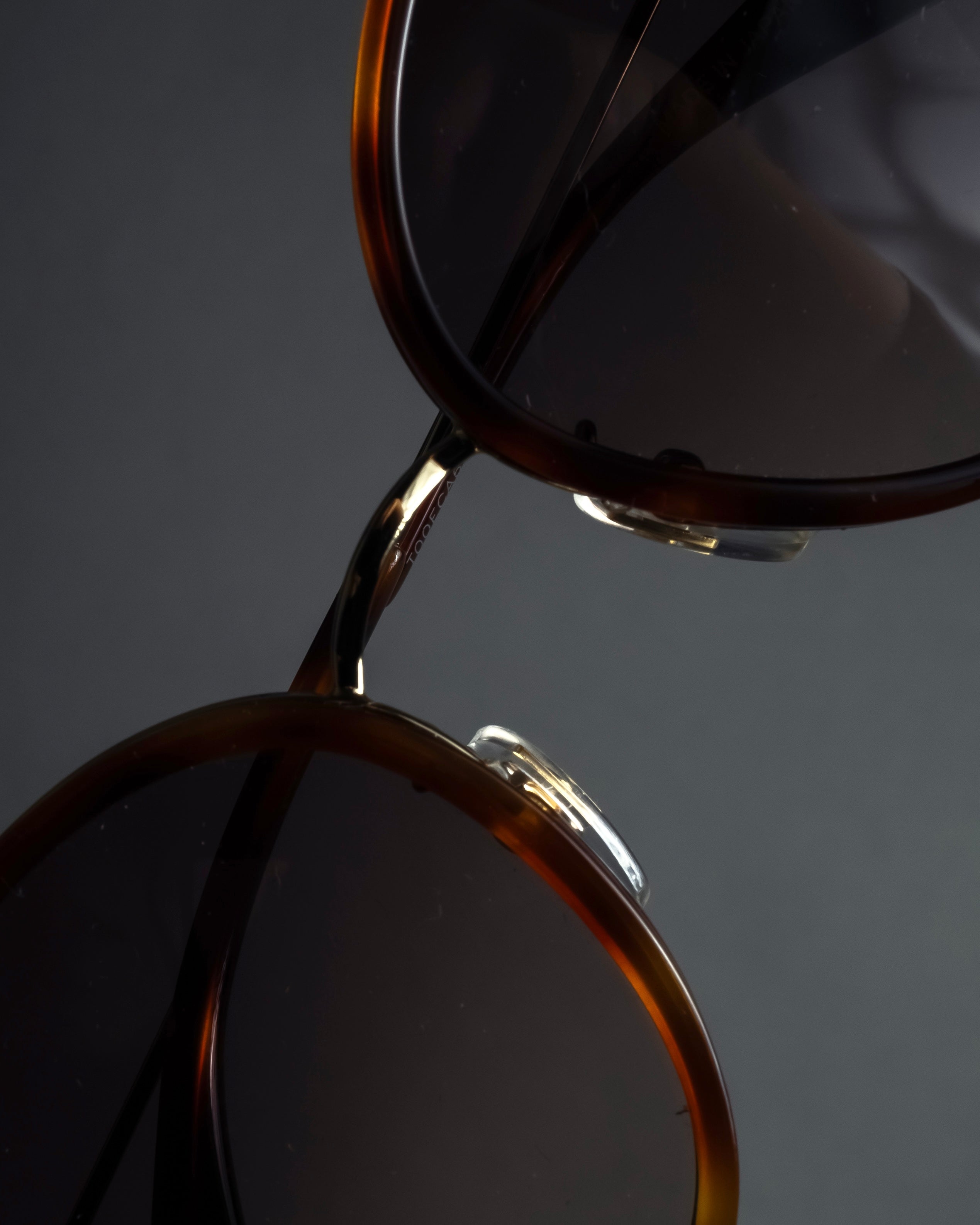 "GUCCI" Square butterfly over-frame sunglasses