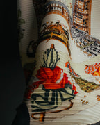 -SPECIAL- "Hermès" 90's-00's Accordion pleated scarf