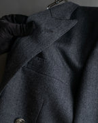 "Christian Dior" Metal button double-breasted tailored jacket