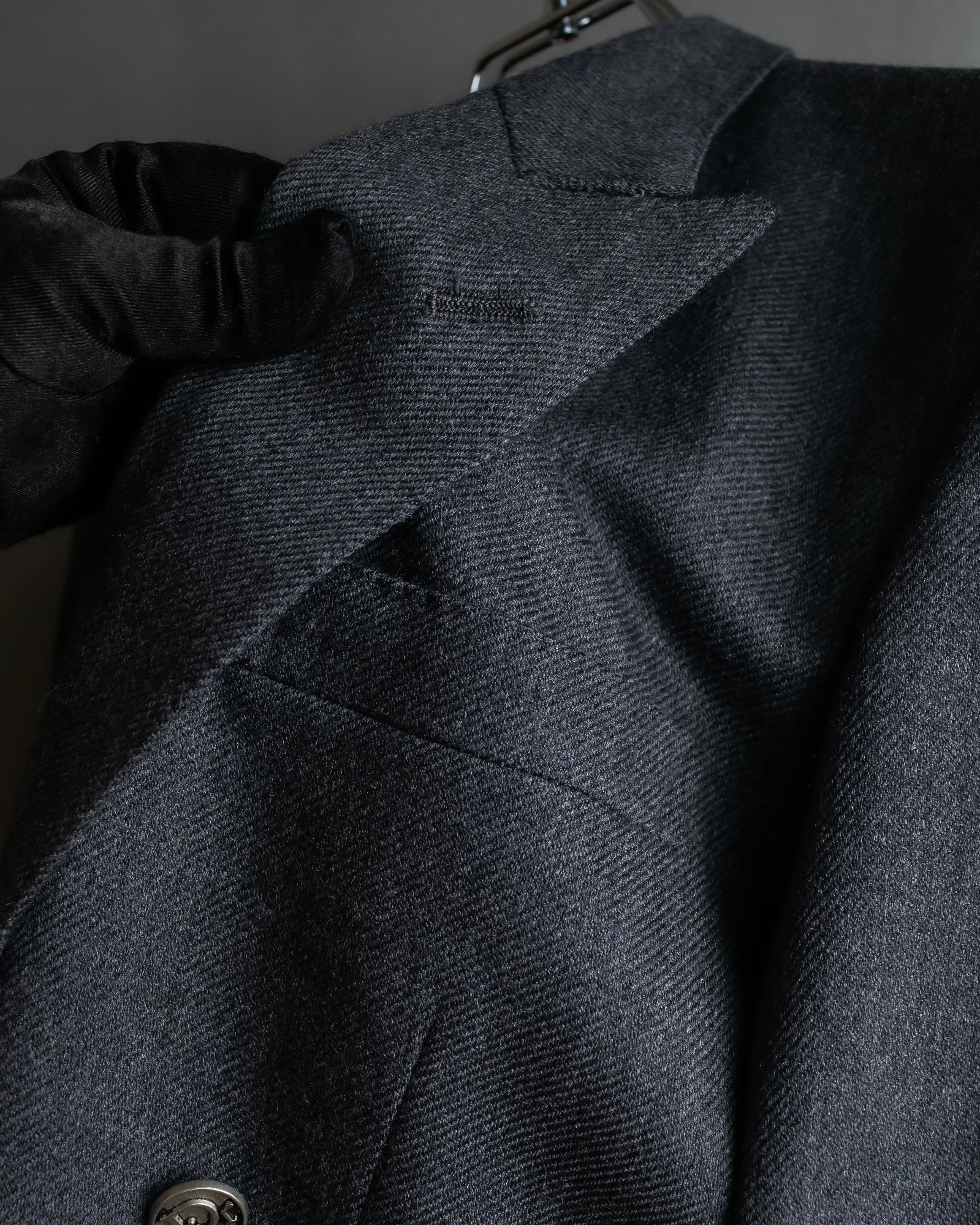 "Christian Dior" Metal button double-breasted tailored jacket