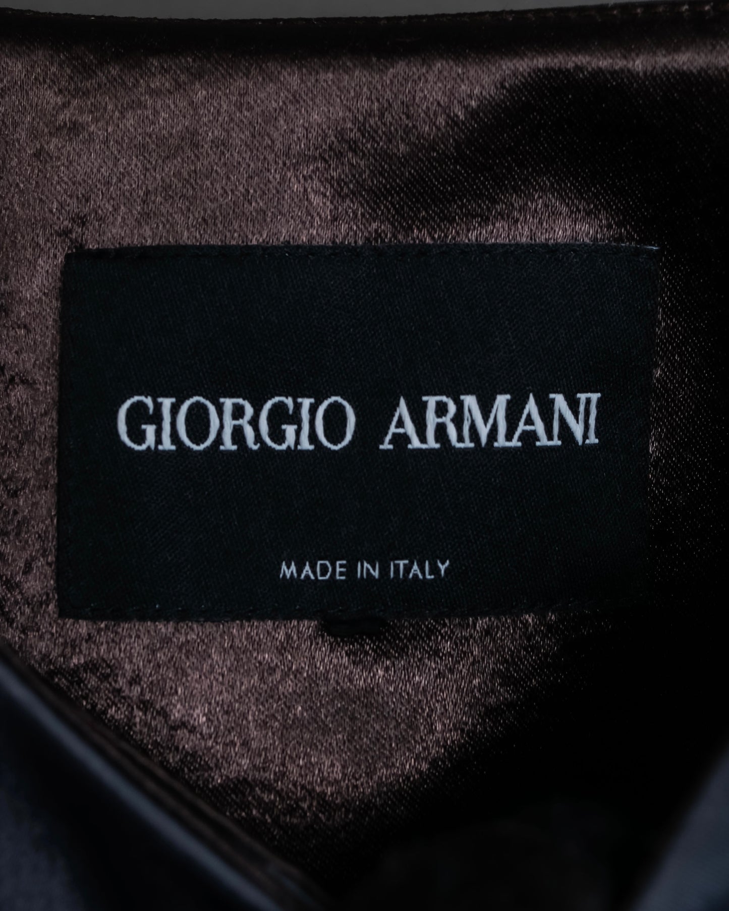 "GIORGIO ARMANI" Double breasted 2way collar design short jacket