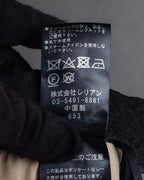 "LANVIN en Bleu" Flowers black lace layered skirt