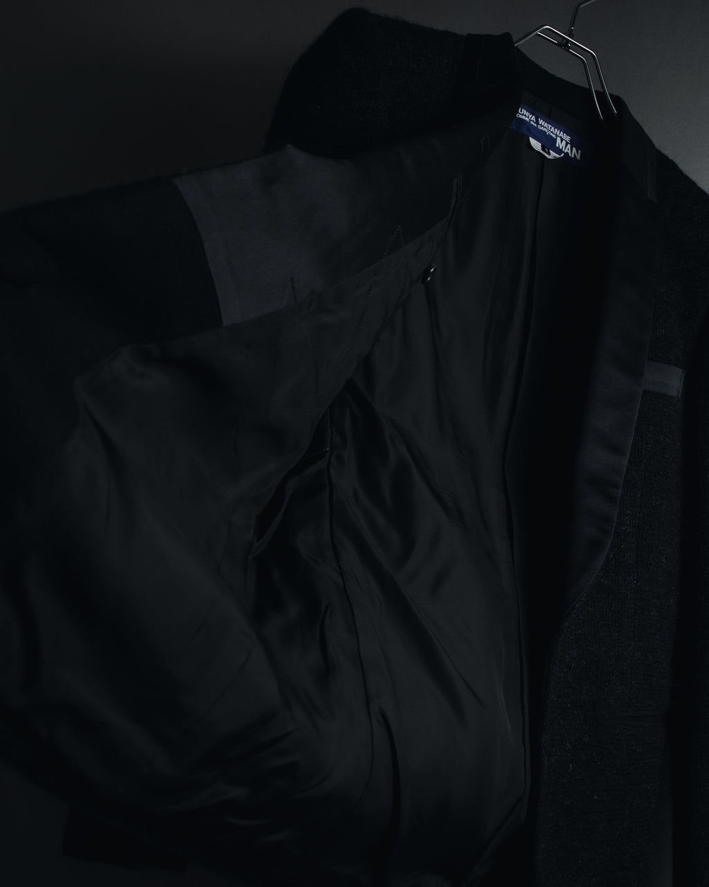 –SPECIAL– "JUNYA WATANABE COMME des GARÇONS MAN" 2015AW mohair blend satin shawl lapels jacket