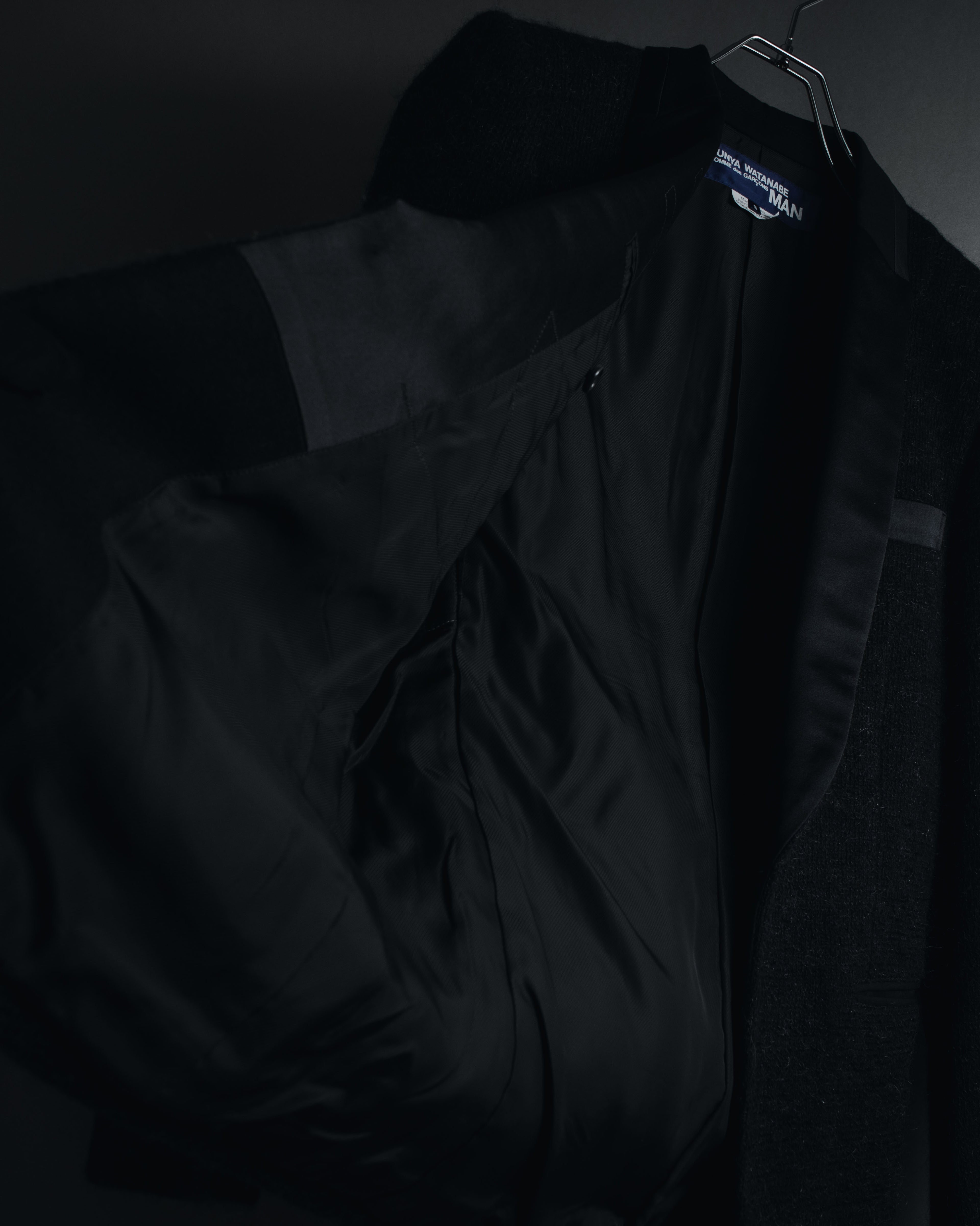 –SPECIAL– "JUNYA WATANABE COMME des GARÇONS MAN" 2015AW mohair blend satin shawl lapels jacket