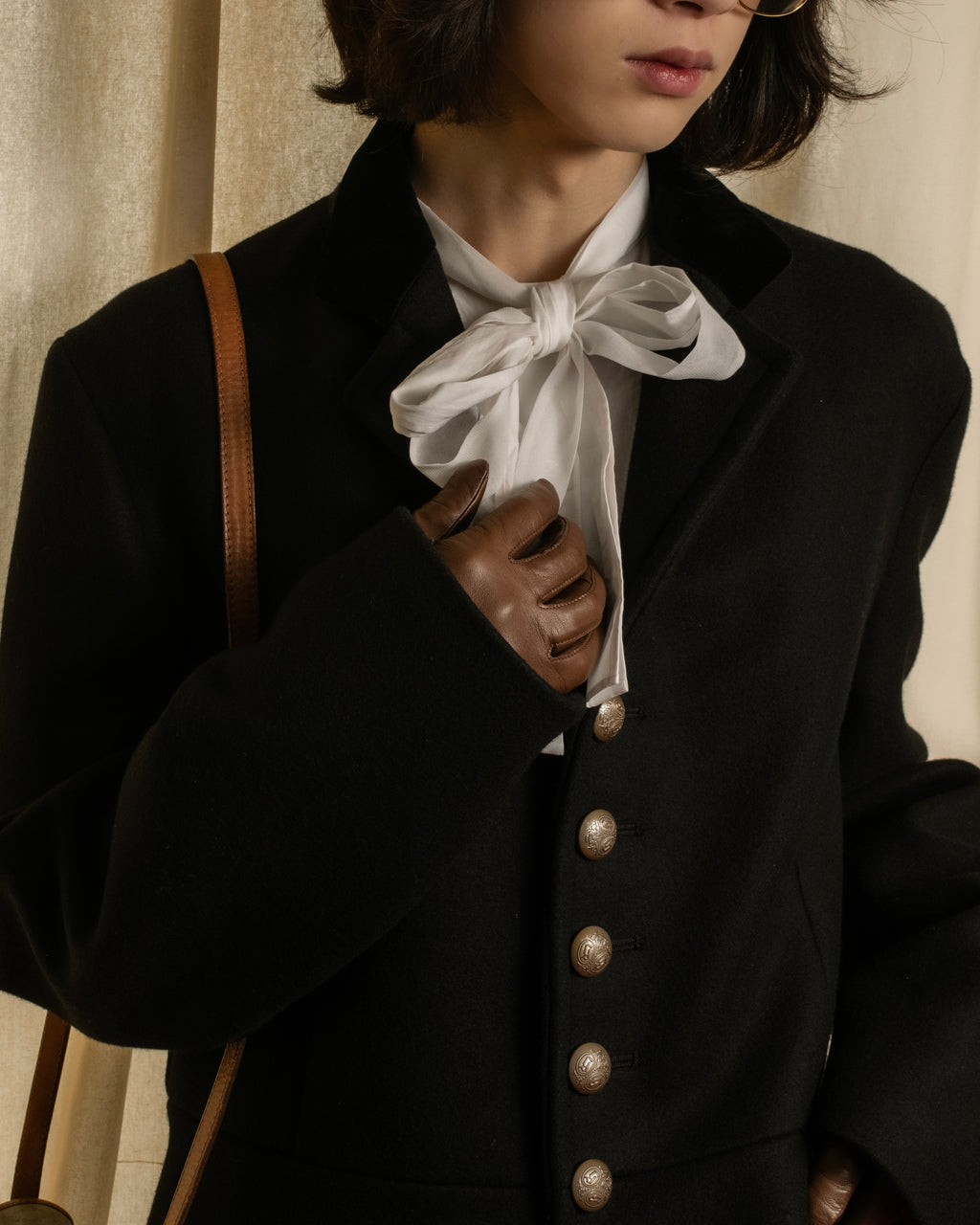 -SPECIAL- "GUCCI" 13'year-14'year Horse riding outfit motif velvet collar jacket