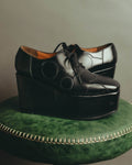 "JUNYA WATANABE COMME des GARÇONS" 00's Sculptural leather platform oxford shoes