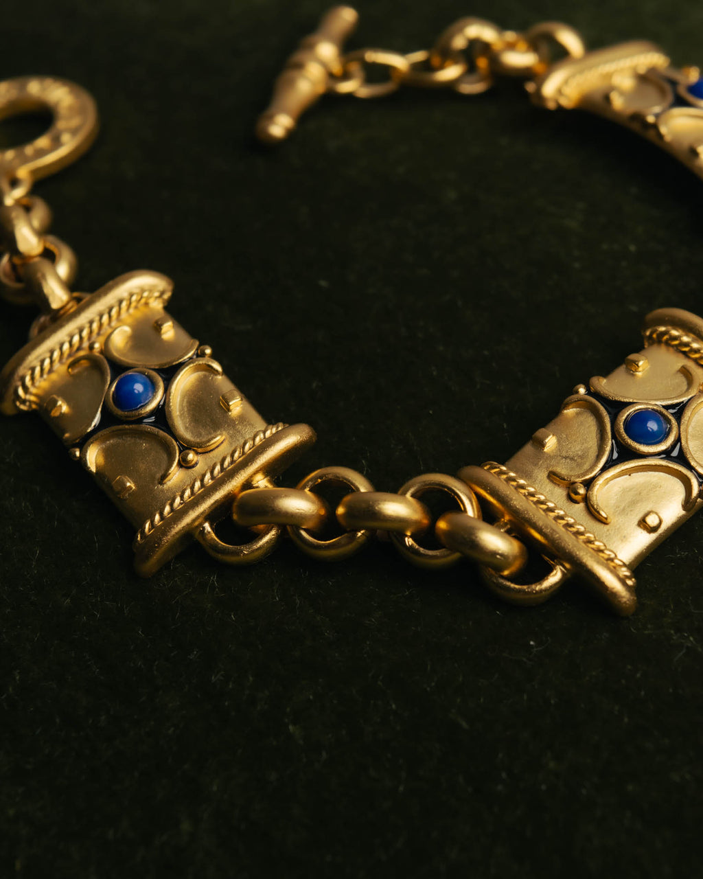 “Vintage“ 80's-90's Cabochon ornament bracelet