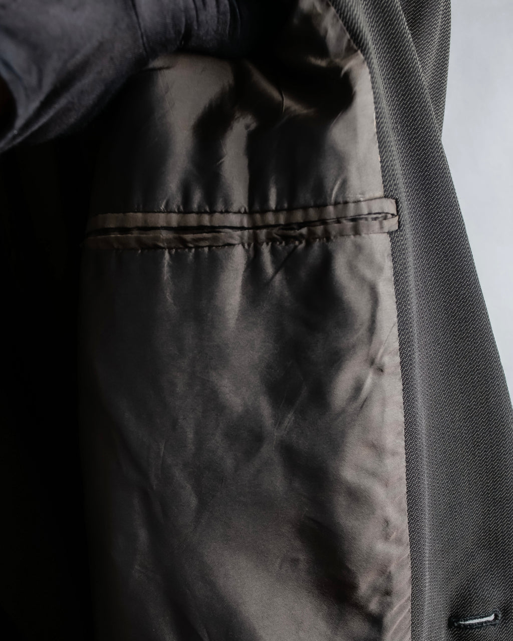 "GIORGIO ARMANI" 90's Oversized brown tailored jacket