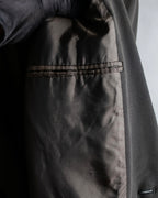 "GIORGIO ARMANI" 90's Oversized brown tailored jacket