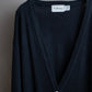 "Vintage deep V-neck long cardigan"