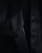 "BALENCIAGA.PARIS" 2008-2009 Sculptural satin shawl collar tuxedo jacket