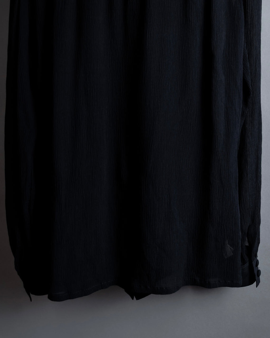 "Christian Dior PRETA PORTER" Compact gathered design crepe fabric blouse