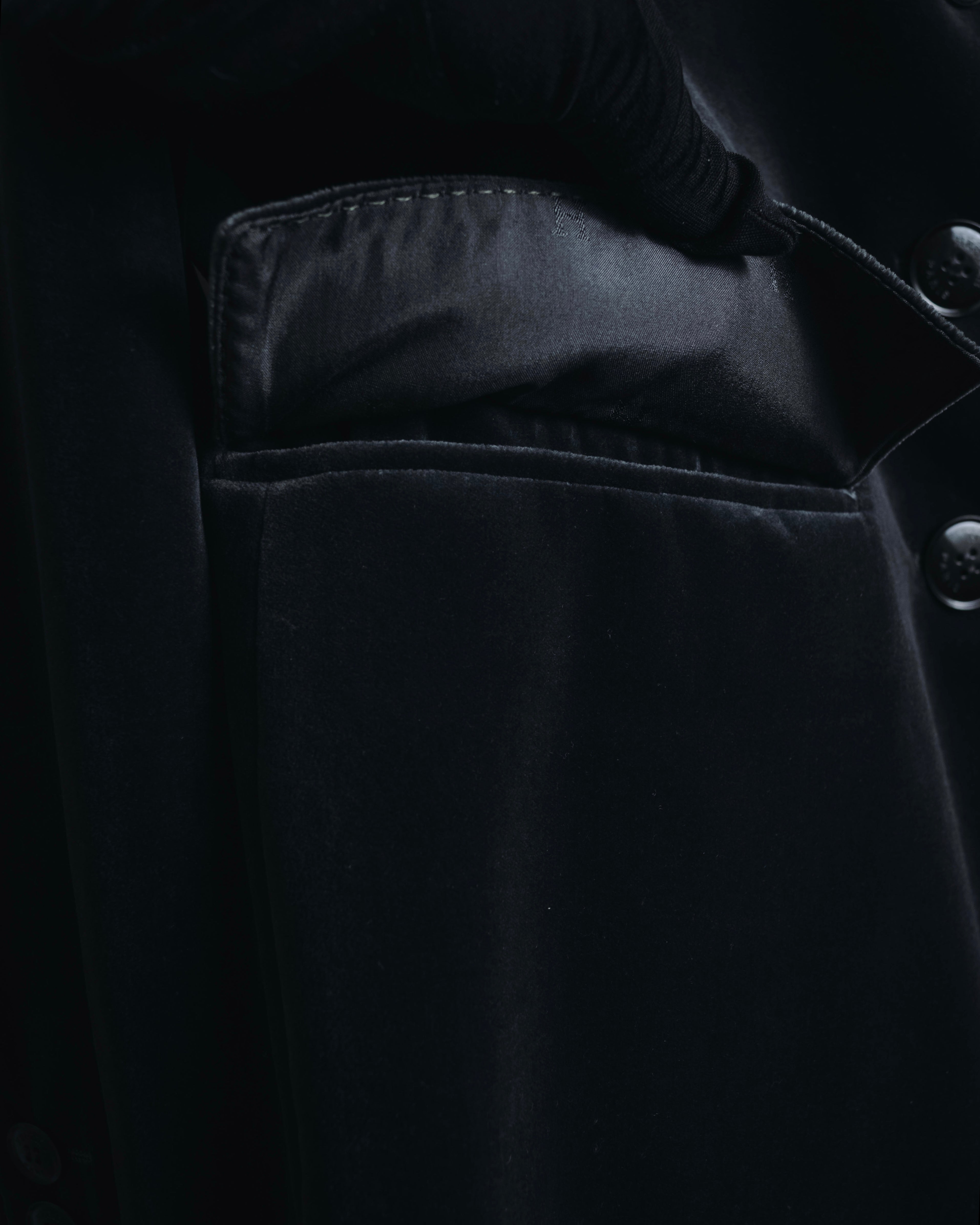 –SPECIAL– "HERMES"
00’s Velvet switchinglamb leather collar special tailored jacket