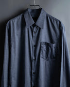 “PRADA” Bicolor back designed dress shirt
