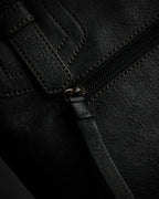 "Mila Schön" Horizontal minimalist metal fittings leather one-handle bag