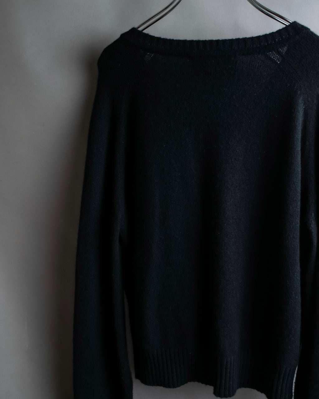 "GUCCI" Horsebit design V-neck cashmere knit