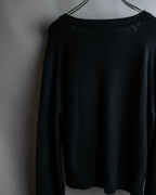 "GUCCI" Horsebit design V-neck cashmere knit
