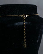 "Christian Dior" Pearl &amp; rhinestone bijou design vintage necklace