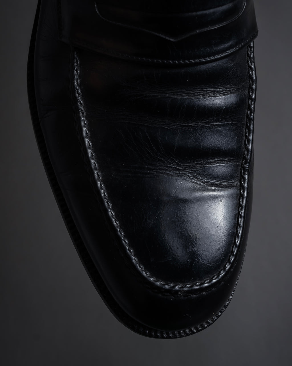 "GUCCI" 90’s classic leather penny loafers