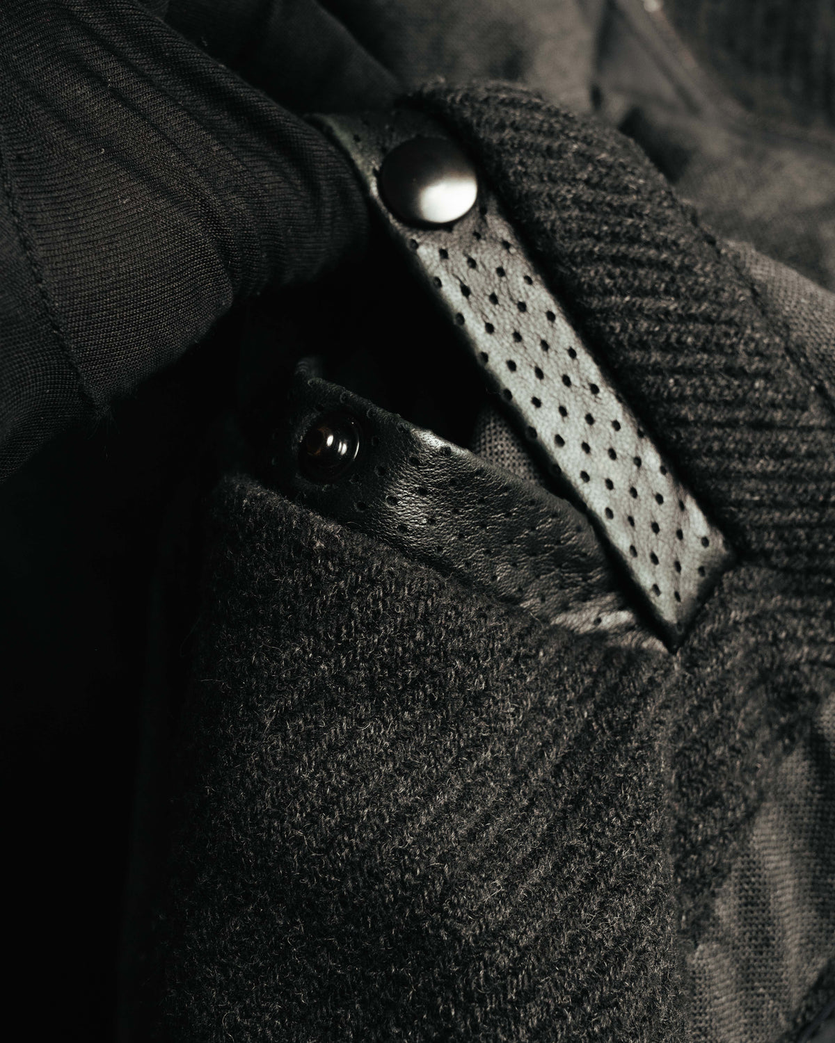 "dunhill" 00's-10's Padded wool hooded duffle coat
