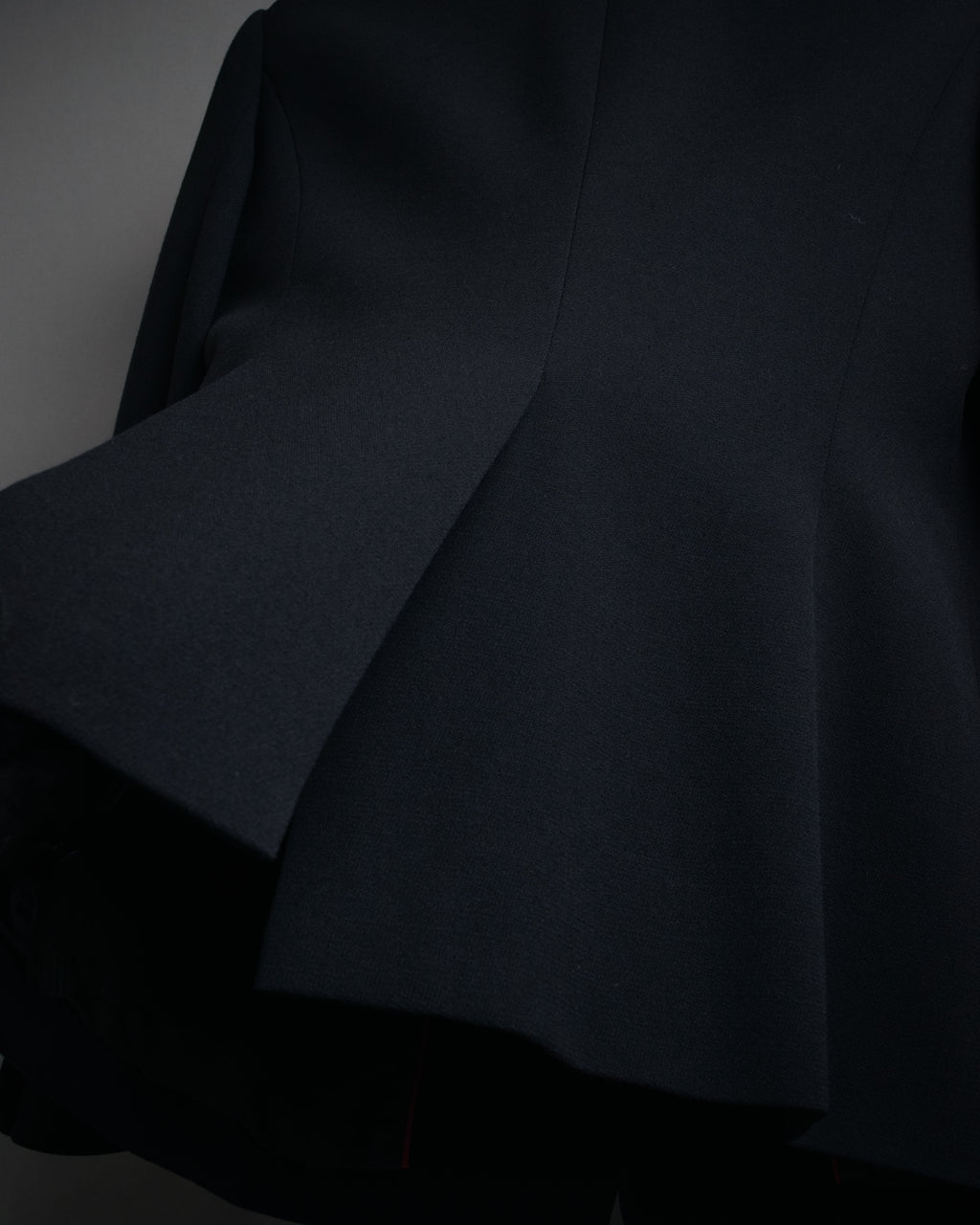 -SPECIAL- “HERMÈS” 90’s Shawl collar asimmetry jacket