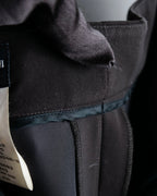 "GIORGIO ARMANI" Soft texture  brown wide slacks