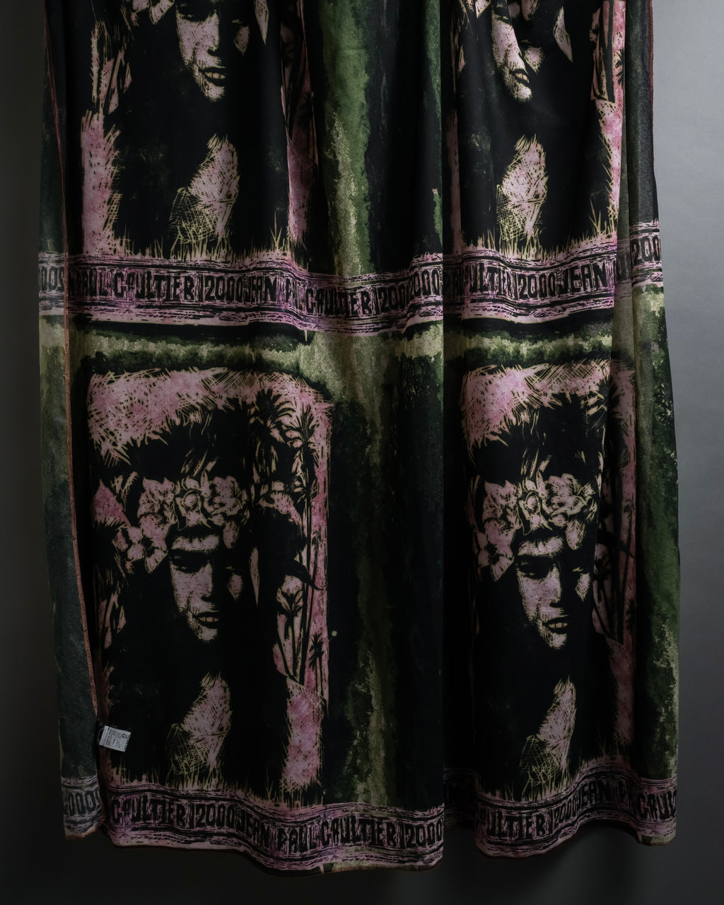 “Jean Paul Gaultier” Printed portrait large scarf