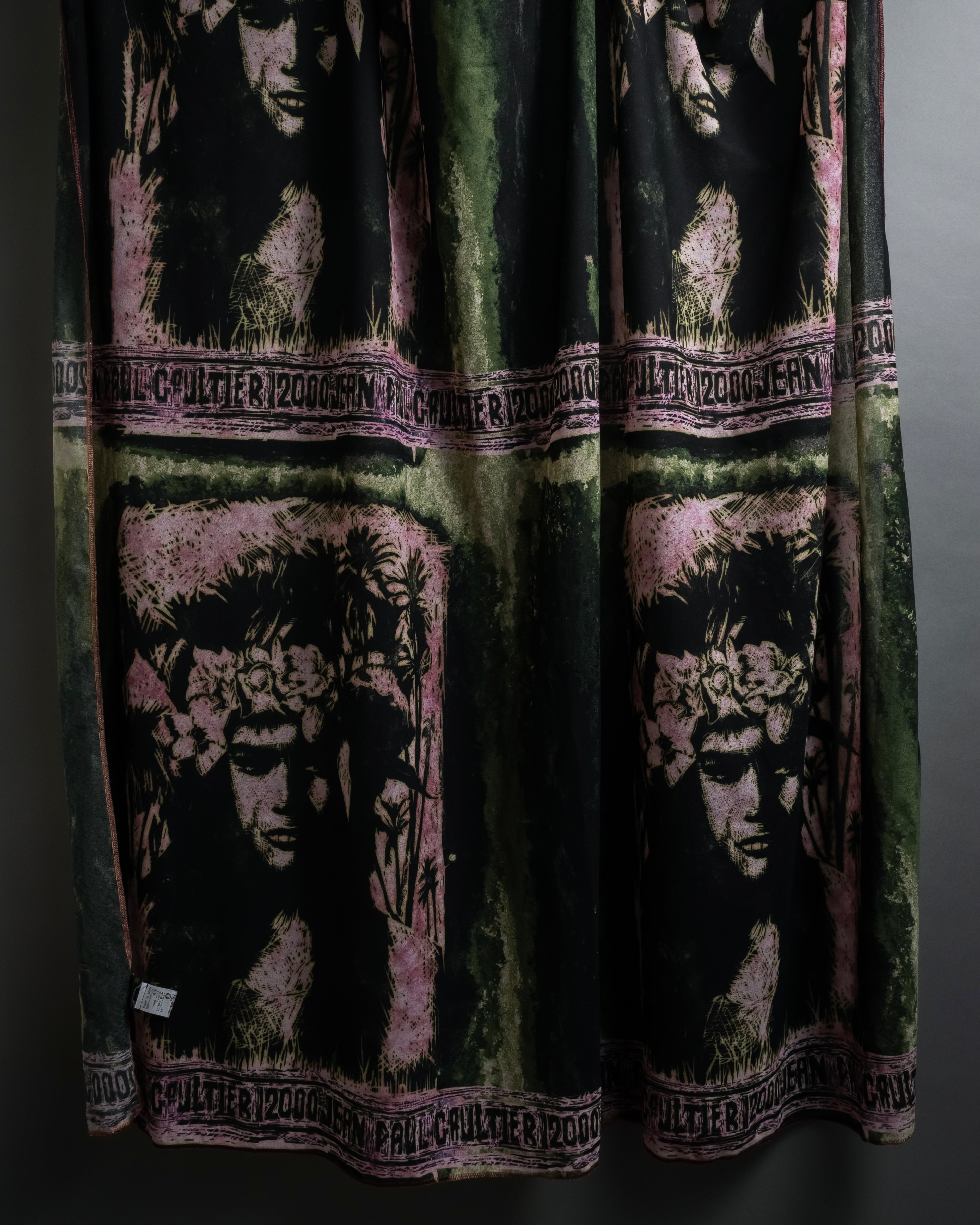 “Jean Paul Gaultier” Printed portrait large scarf