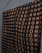 "FENDI" Silk blended logo scarf
