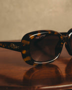 -SPECIAL- "Christian Dior" 90's Tortoiseshell oversized square sunglasses