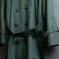 "BURBERRYS" Military detail oversized belted trench coat