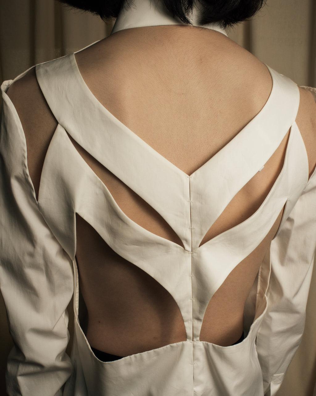 "MAISON MARGIELA" 18AW Constructive cutting details shirt