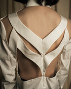 "MAISON MARGIELA" 18AW Constructive cutting details shirt