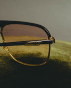 "BALENCIAGA" 80's-90's Oversized aviator sunglasses