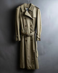 "BURBERRYS" Military detail long trench coat