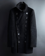 -SPECIAL- "GUCCI" 2007-2011's  High density cotton military detail mid-length coat