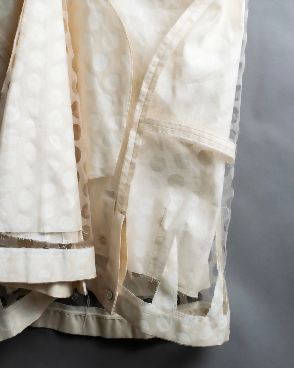 "MAISON MARGIELA" 20SS Polka dot tulle layered skirt