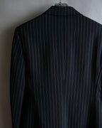 "Max Mara" Pinstripe short length tailored jacket