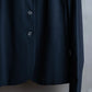 "PRADA" Short length tailored jacket & cropped skirt navy color set up