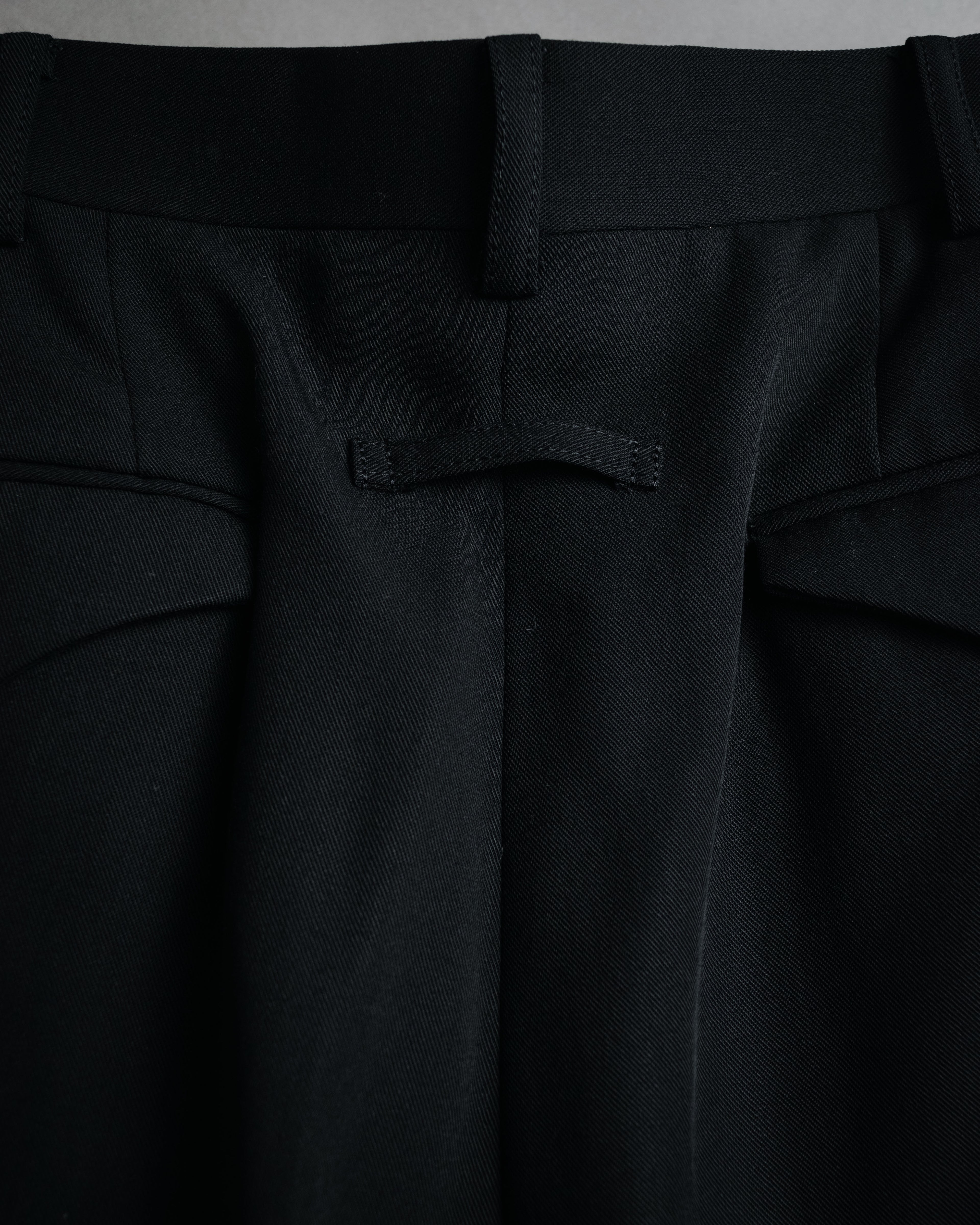 “GAULTIER objet HOMME” 90’s Two tuck wide trousers